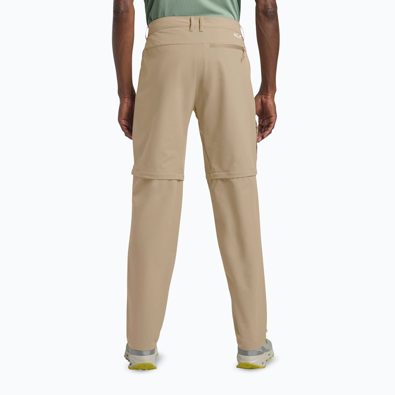 Spodnie trekkingowe męskie Jack Wolfskin Pico Trail Zip Off hazel wood 3