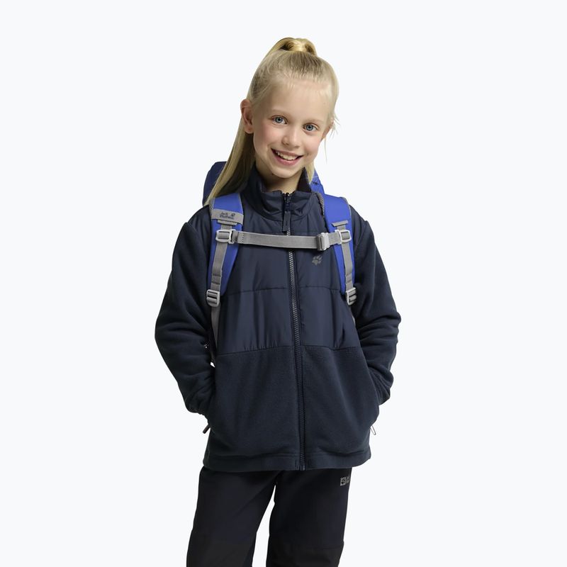 Plecak turystyczny dziecięcy Jack Wolfskin Explorer 15 l blue orchid 15