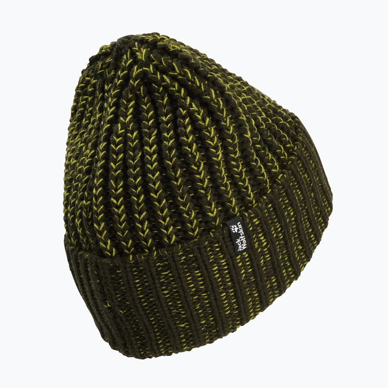 Czapka zimowa Jack Wolfskin Badge Beanie obsidian moss 2