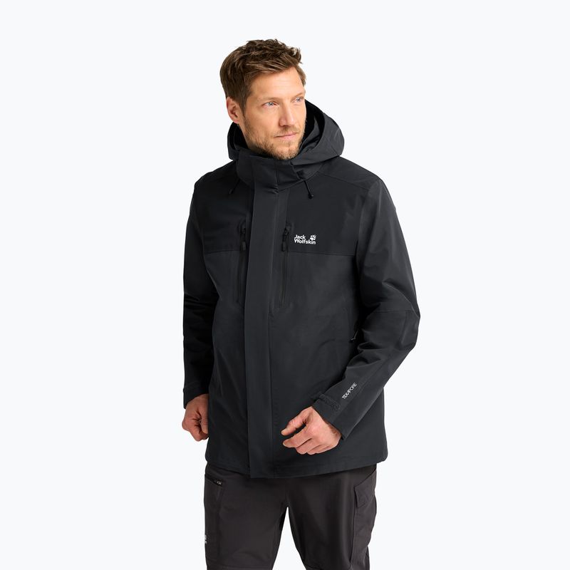 Kurtka przeciwdeszczowa męska Jack Wolfskin Jasper Pro 2L phantom