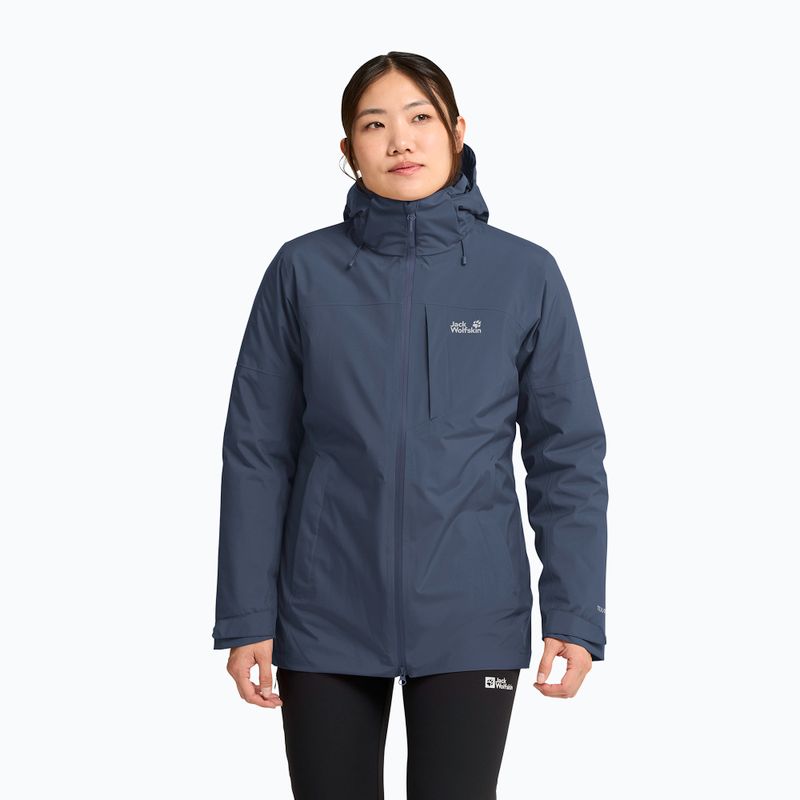Kurtka 3w1 damska Jack Wolfskin Hunberg 2 3IN1 midnight sky