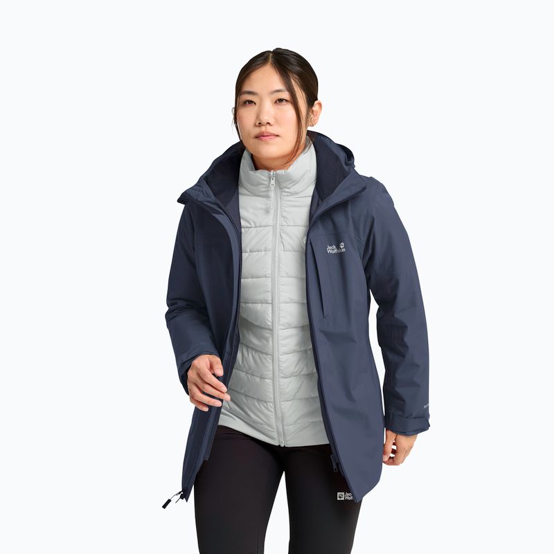 Kurtka 3w1 damska Jack Wolfskin Hunberg 2 3IN1 midnight sky 4