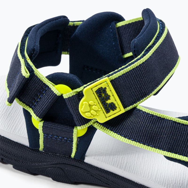 Sandały dziecięce Jack Wolfskin Seven Seas 3 blue/lime 7