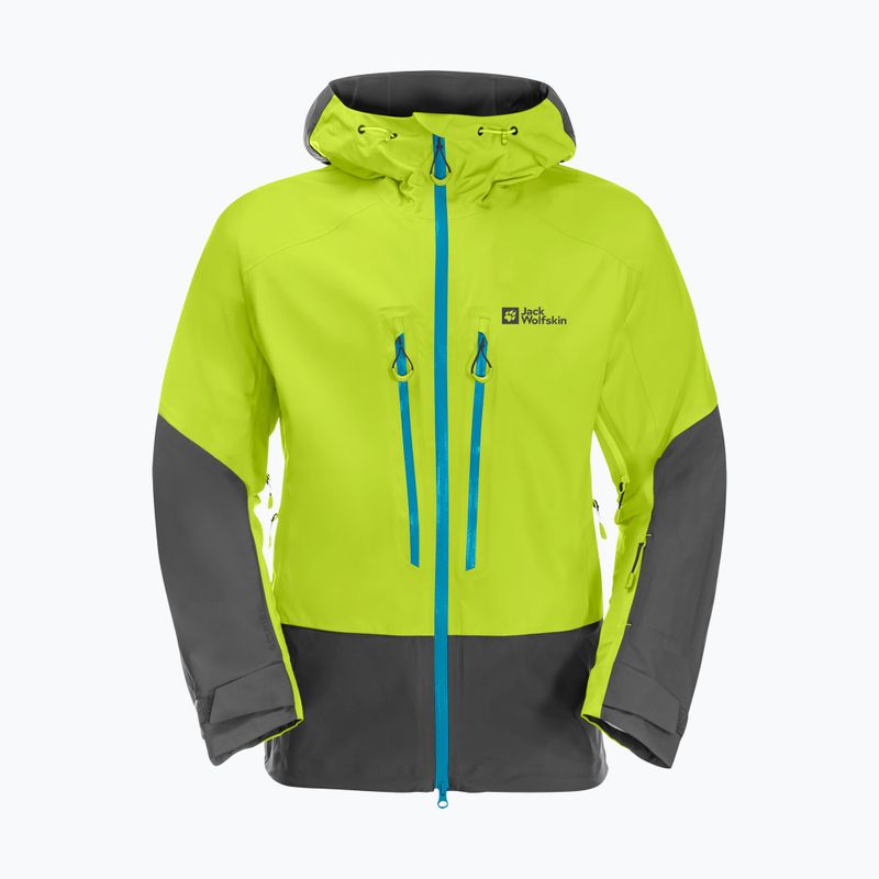 Kurtka skiturowa męska Jack Wolfskin Alpspitze 3L lime 7