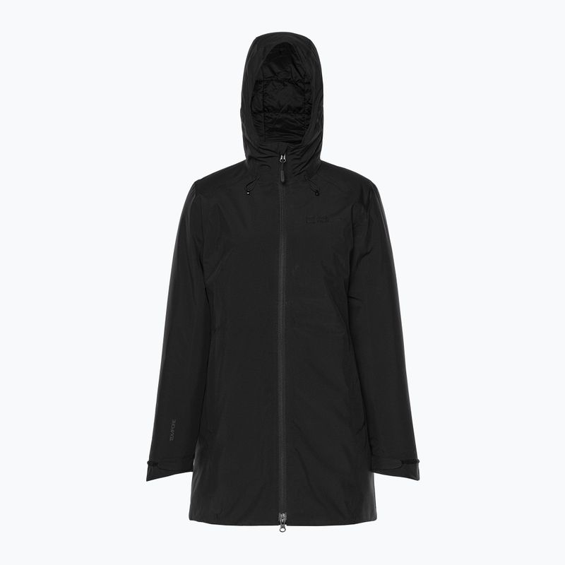 Kurtka ocieplana damska Jack Wolfskin Heidelstein Ins black