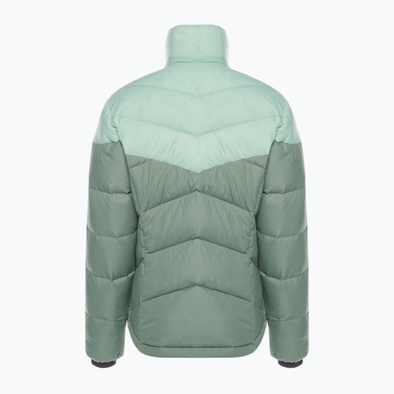Kurtka puchowa damska Jack Wolfskin Herzberg Down hedge green 2