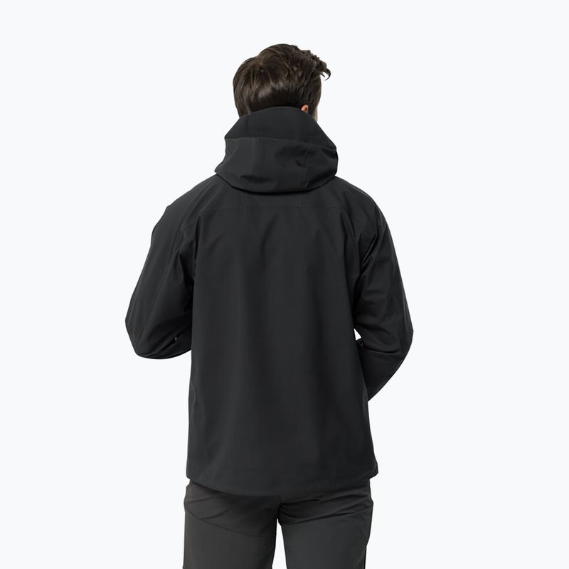 Kurtka przeciwdeszczowa męska Jack Wolfskin Kammweg 3L Jkt M phantom 2