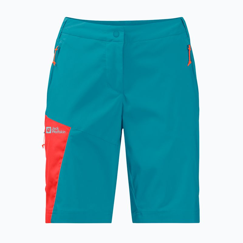 Spodenki trekkingowe damskie Jack Wolfskin Glastal tile blue 4
