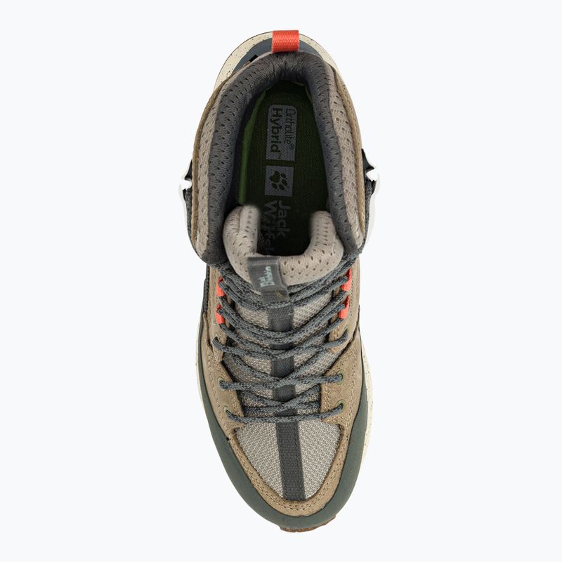 Buty trekkingowe damskie Jack Wolfskin Terraquest Texapore Mid misty green 6