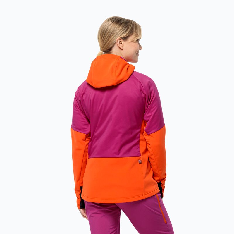 Kurtka przeciwdeszczowa damska Jack Wolfskin Alpspitze Ins Hybrid new magenta 2