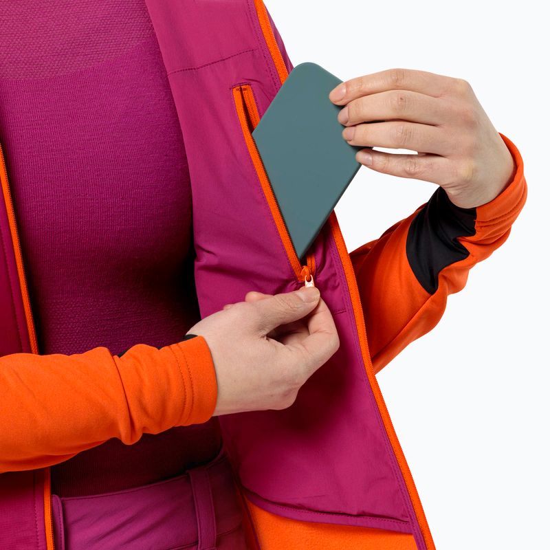 Kurtka przeciwdeszczowa damska Jack Wolfskin Alpspitze Ins Hybrid new magenta 6