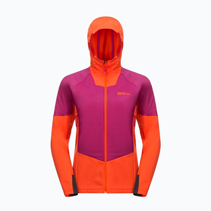 Kurtka przeciwdeszczowa damska Jack Wolfskin Alpspitze Ins Hybrid new magenta 8