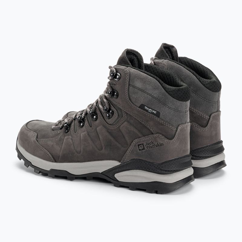 Buty trekkingowe męskie Jack Wolfskin Refugio Prime Texapore Mid slate grey 3