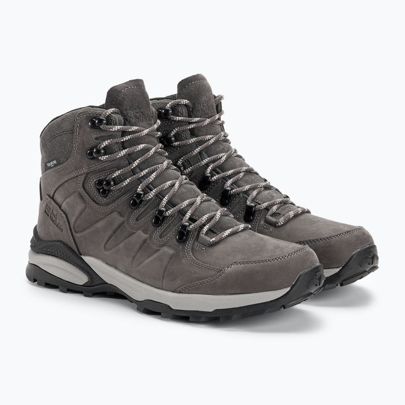Buty trekkingowe męskie Jack Wolfskin Refugio Prime Texapore Mid slate grey 4