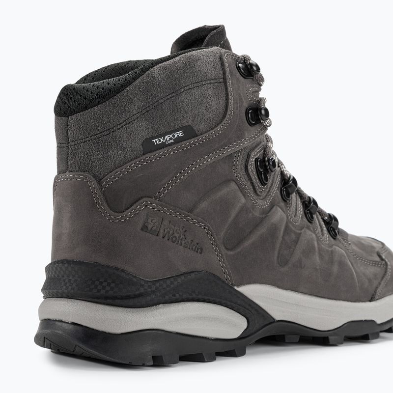 Buty trekkingowe męskie Jack Wolfskin Refugio Prime Texapore Mid slate grey 9