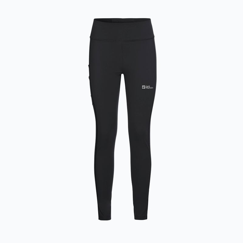 Spodnie trekkingowe damskie Jack Wolfskin Klintal Tights black 7
