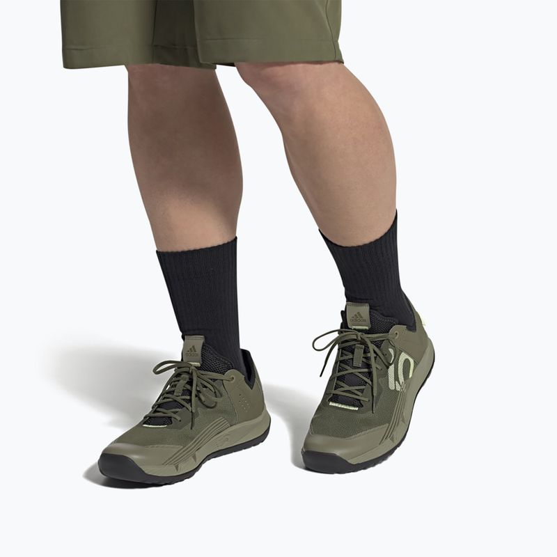 Buty rowerowe platformy męskie adidas FIVE TEN Trailcross LT focus olive/pulse lime/orbit green 3