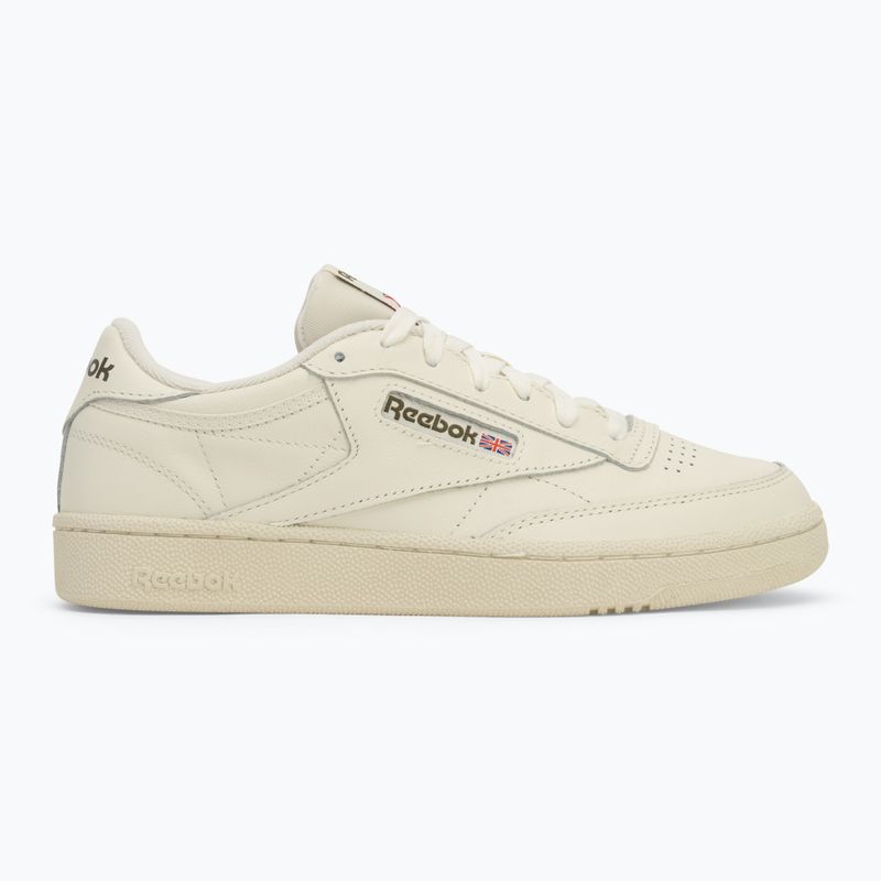 Buty Reebok Club C 85 chalk/chalk/hunter green 2