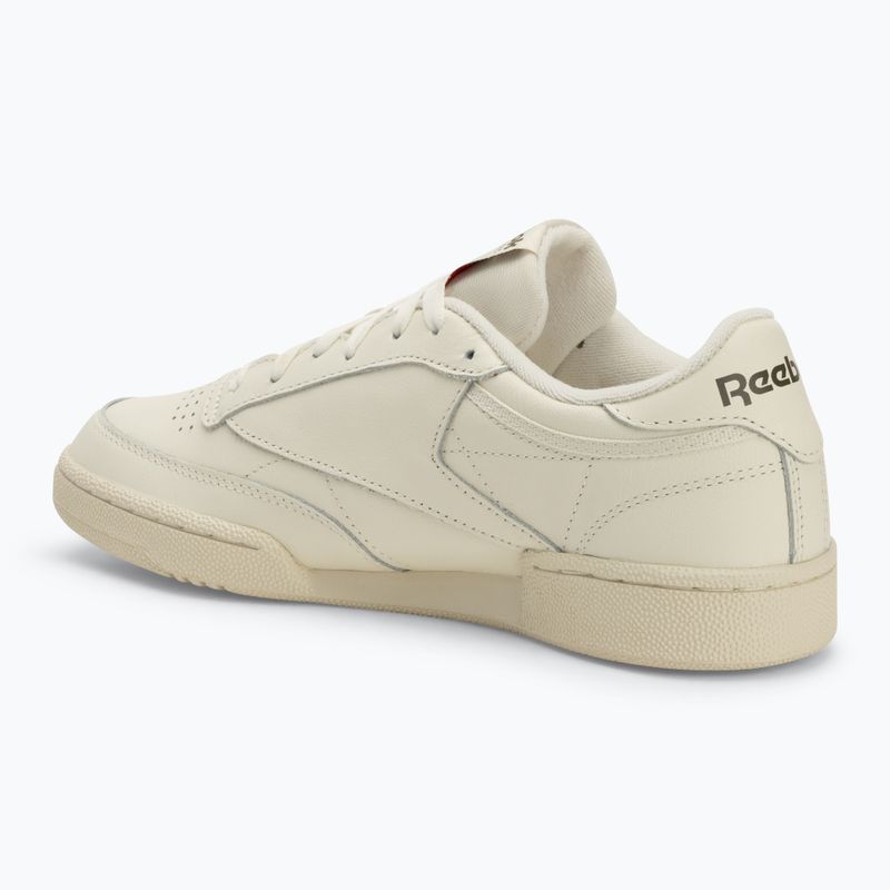 Buty Reebok Club C 85 chalk/chalk/hunter green 3