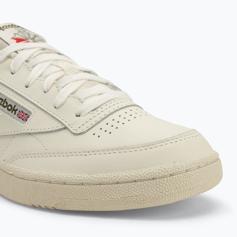 Buty Reebok Club C 85 chalk/chalk/hunter green 7