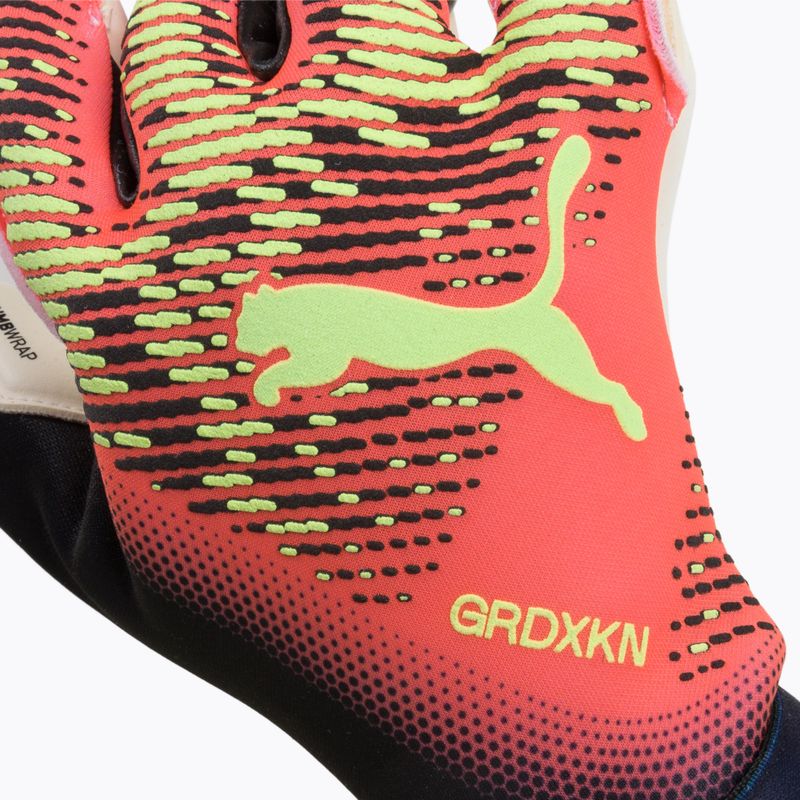 Rękawice bramkarskie PUMA Ultra Grip 1 Hybrid fiery coral/fizzy light 3