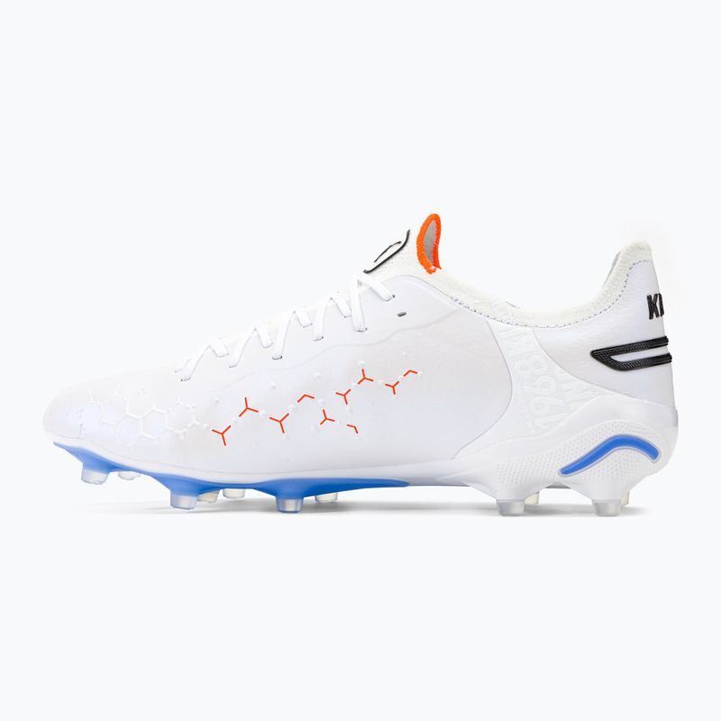 Buty piłkarskie męskie PUMA King Ultimate FG/AG puma white/puma black/blue glimmer/ultra orange 10