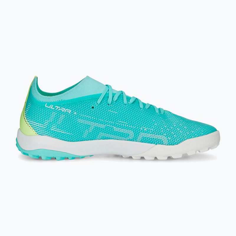 Buty piłkarskie męskie PUMA Ultra Match TT electric peppermint/puma white/fast yellow 12