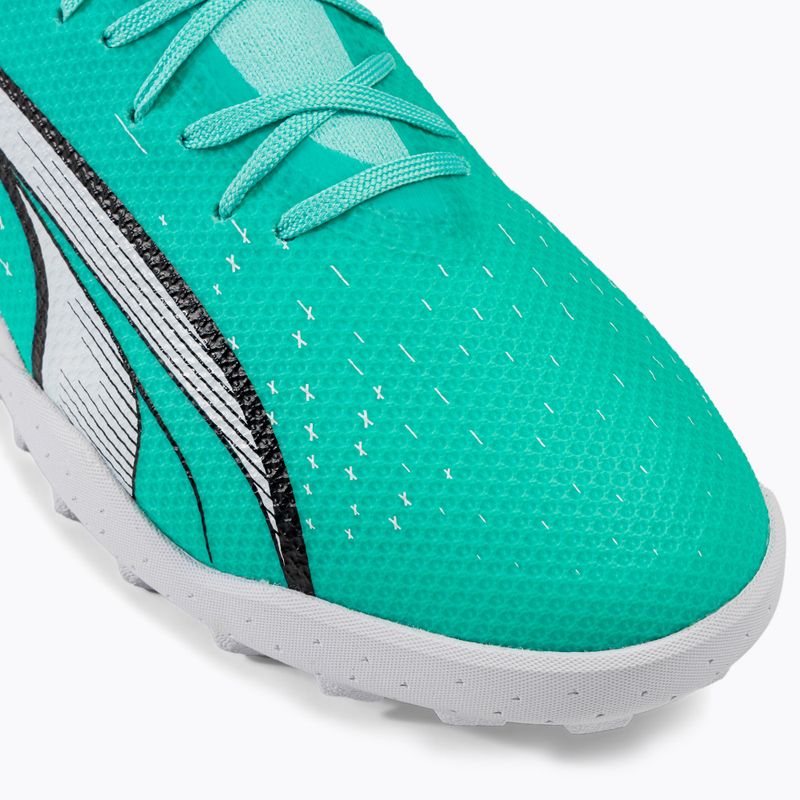 Buty piłkarskie męskie PUMA Ultra Match TT electric peppermint/puma white/fast yellow 7