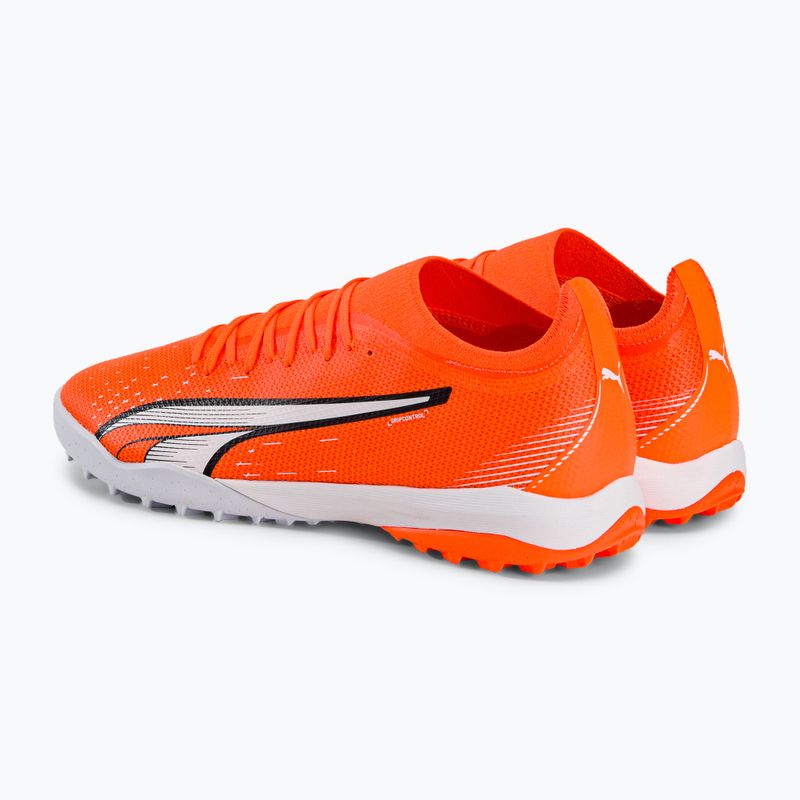 Buty piłkarskie męskie PUMA Ultra Match TT ultra orange/puma white/blue glimmer 3