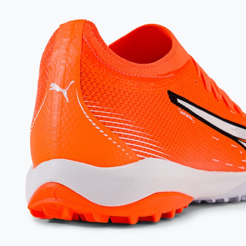 Buty piłkarskie męskie PUMA Ultra Match TT ultra orange/puma white/blue glimmer 9
