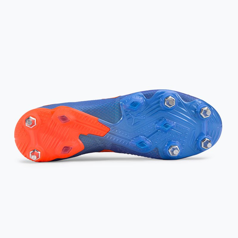 Buty piłkarskie męskie PUMA Future Ultimate MXSG blue glimmer/puma white/ultra orange 5