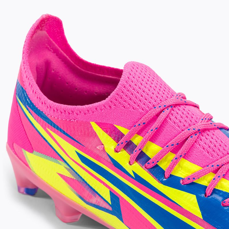 Buty piłkarskie męskie PUMA Ultra Ultimate Energy FG/AG luminous pink/ultra blue/yellow alert 8