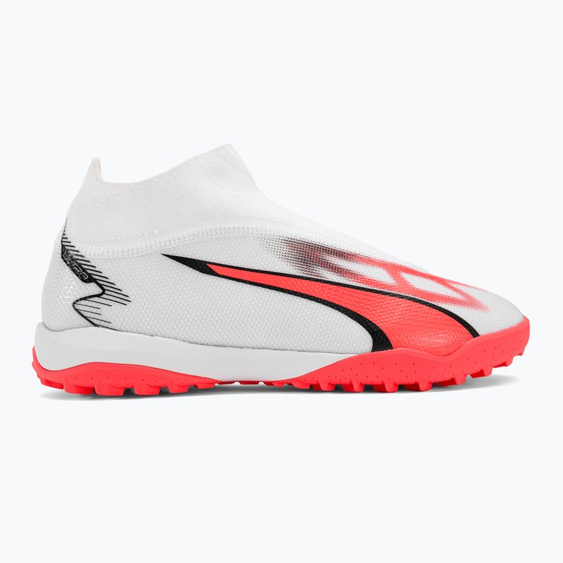 Buty piłkarskie męskie PUMA Ultra Match+ LL TT puma white/puma black/fire orchid 2