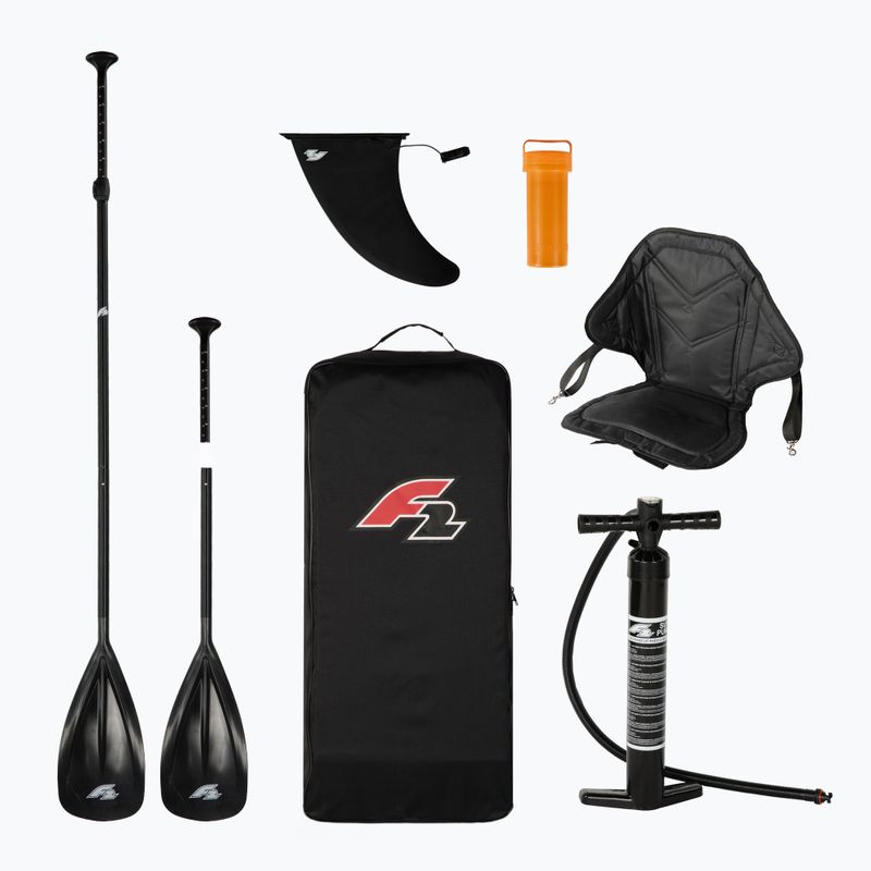 Zestaw deska SUP pompowana F2 Sector Combo 12'2'' red/orange 6