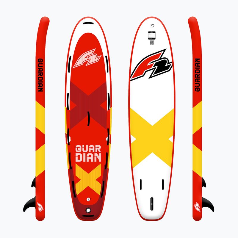 Zestaw deska SUP pompowana SUP F2 Guardian 11'8" red 2
