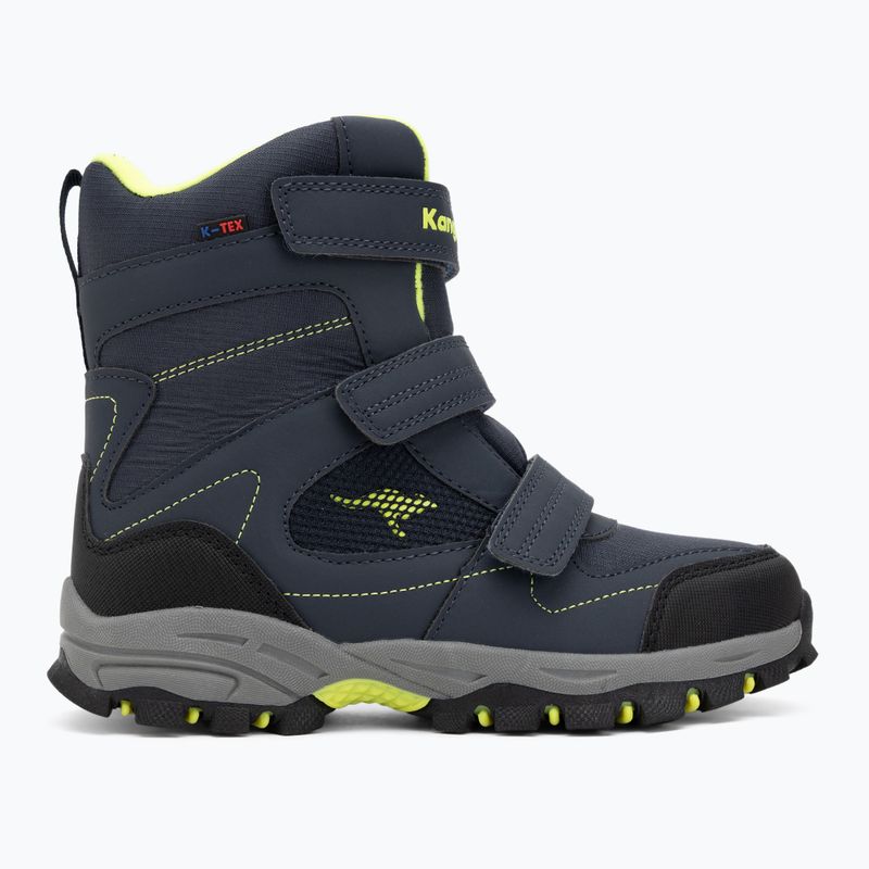 Śniegowce dziecięce KangaROOS K-Robi KTX dark navy/lime 2