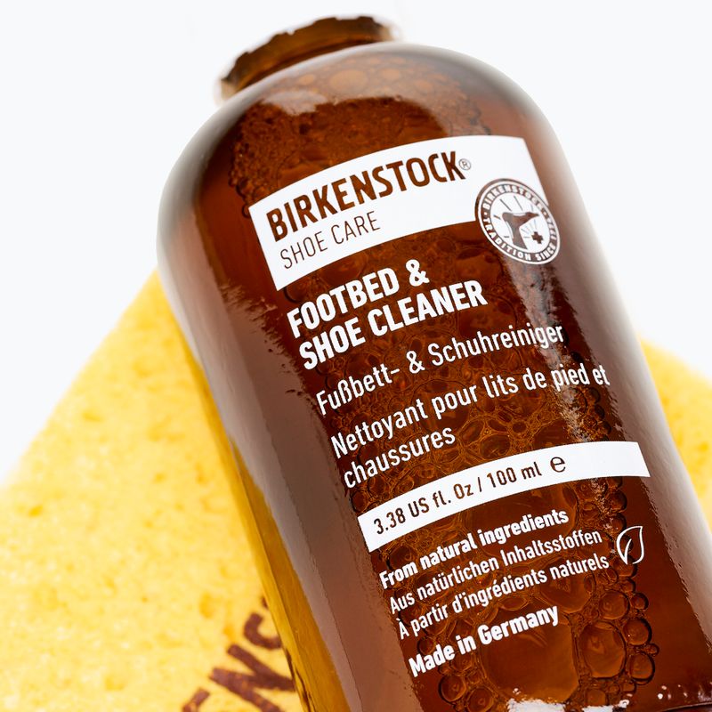 Zestaw do czyszczenia butów BIRKENSTOCK Footbed and Shoe Cleaner with Sponge 100 ml multicolor 3