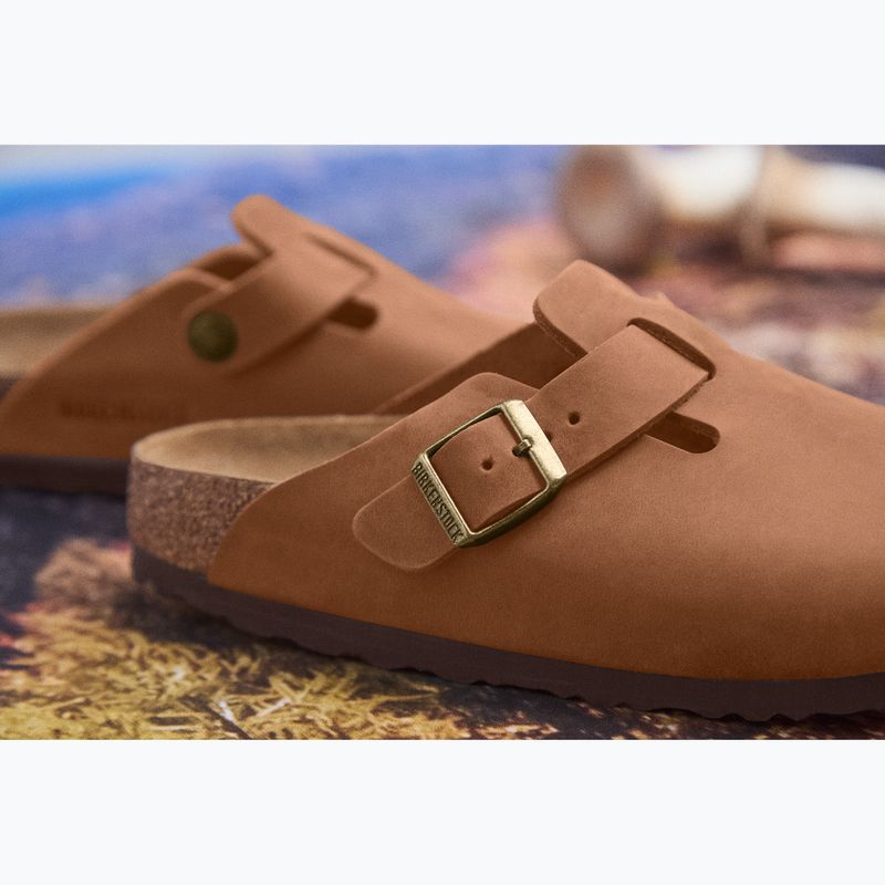 Klapki BIRKENSTOCK Boston LEOI Regular cognac 11