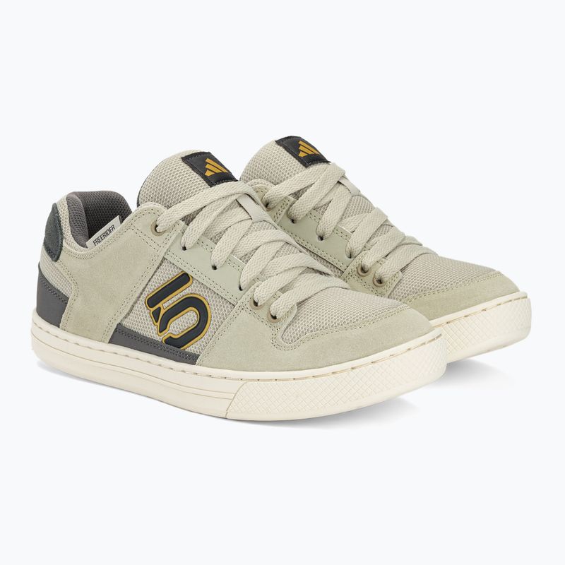 Buty rowerowe platformy męskie adidas FIVE TEN Freerider putty grey/carbon/oat 4