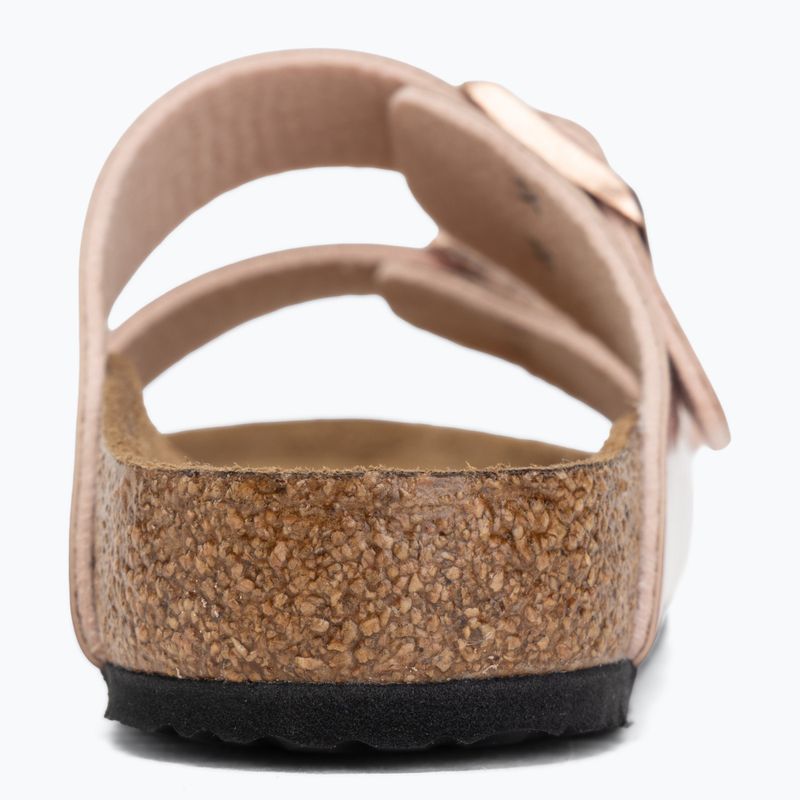 Klapki dziecięce BIRKENSTOCK Arizona Birko-Flor Narrow electric metallic copper hearts 6