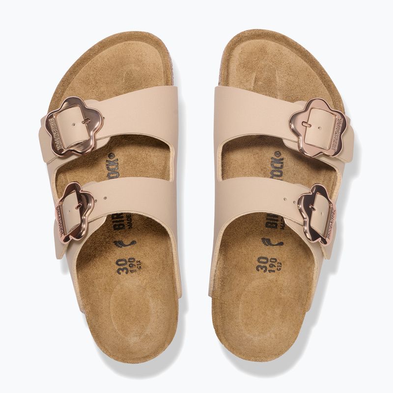 Klapki dziecięce BIRKENSTOCK Arizona Flowers Kids Birko-Flor sandcastle 3