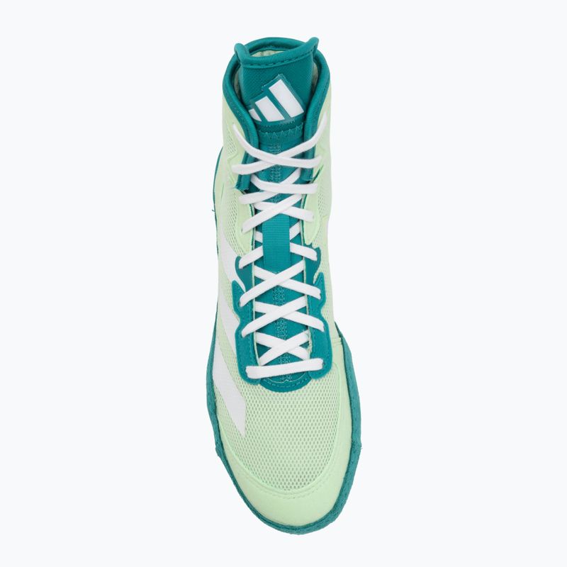 Buty bokserskie adidas Adizero semi green spark/purple team 5
