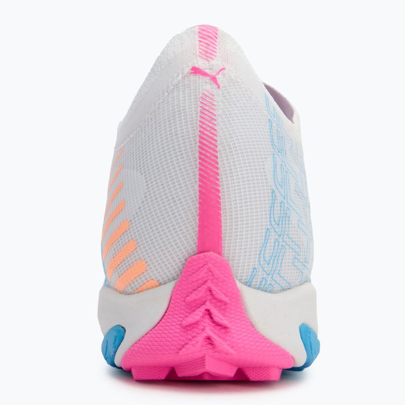 Buty piłkarskie PUMA Ultra 5 Match Vol. Up TT puma white/luminous blue/poison pink/fizzy melon 6