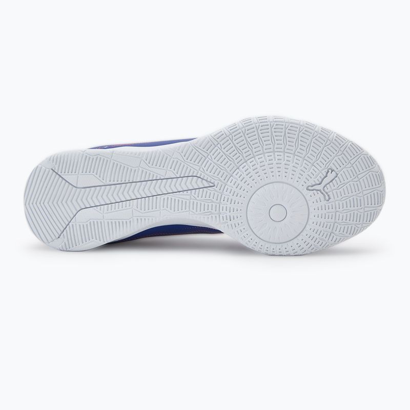 Buty piłkarskie dziecięce PUMA Ultra 5 Play IT Jr lapis lazuli/puma white/sunset gloe 4