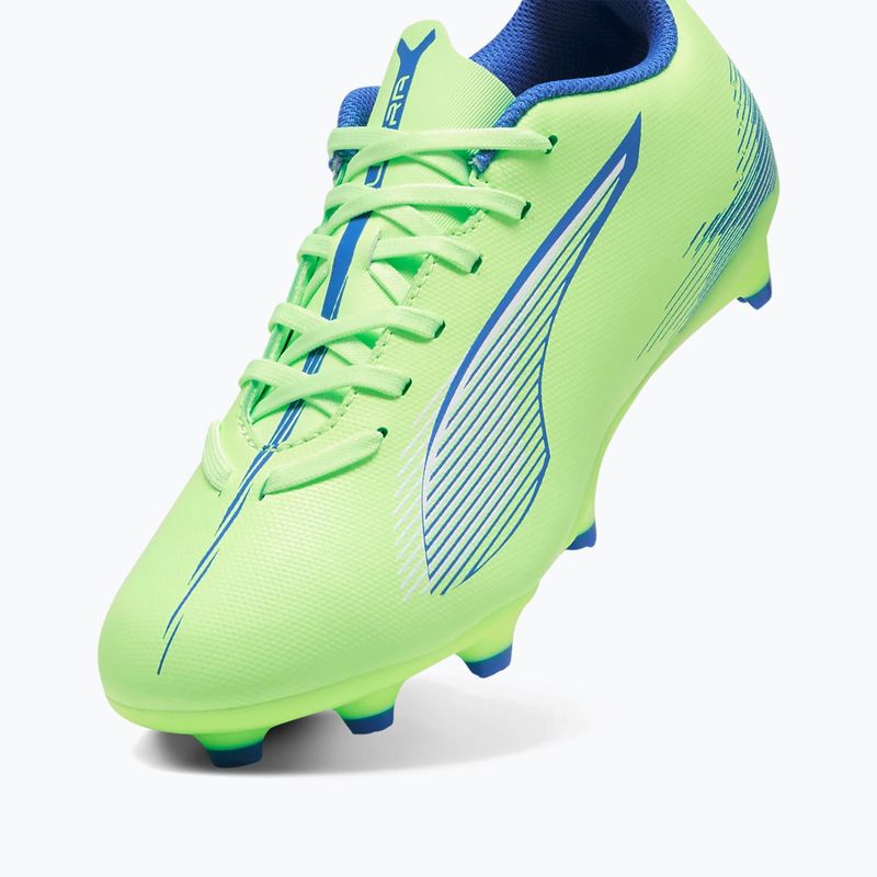 Buty piłkarskie dziecięce PUMA Ultra 5 Play FG/AG Jr fizzy apple/puma white 8