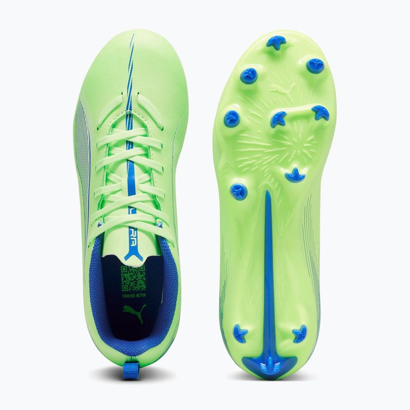 Buty piłkarskie dziecięce PUMA Ultra 5 Play FG/AG Jr fizzy apple/puma white 9