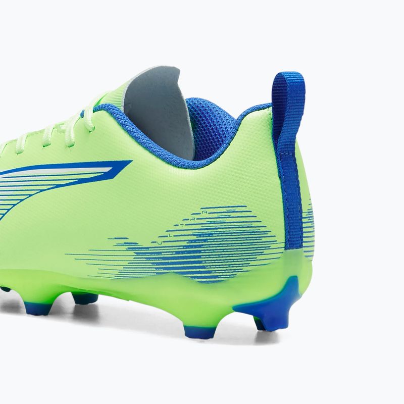 Buty piłkarskie dziecięce PUMA Ultra 5 Play FG/AG Jr fizzy apple/puma white 10