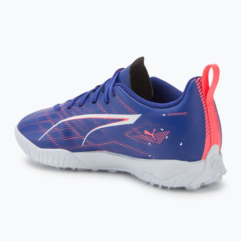 Buty piłkarskie dziecięce PUMA Ultra 5 Play TT Jr lapis lazuli/puma white/sunset glow 3