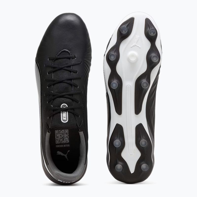Buty piłkarskie PUMA King Match FG/AG puma black/puma white/cool dark grey 11
