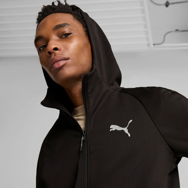 Bluza męska PUMA Evostripe Warm Hoodie FZ DK puma black 6